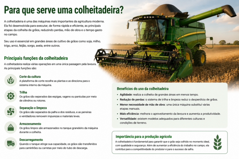 Para que serve uma colheitadeira?