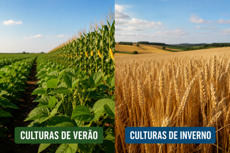 O que são culturas de verão e culturas de inverno?