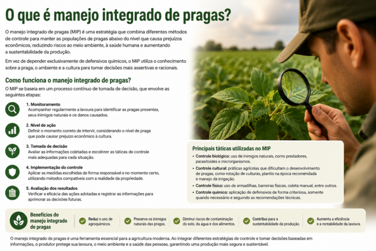O que é manejo integrado de pragas?