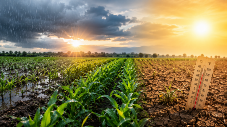 Como as condições climáticas influenciam a agricultura?